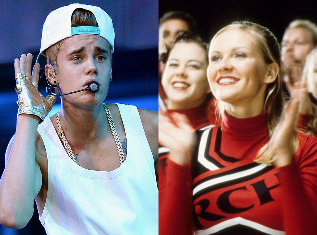 Justin Bieber, Kirsten Dunst Justin Bieber, Kirsten Dunst